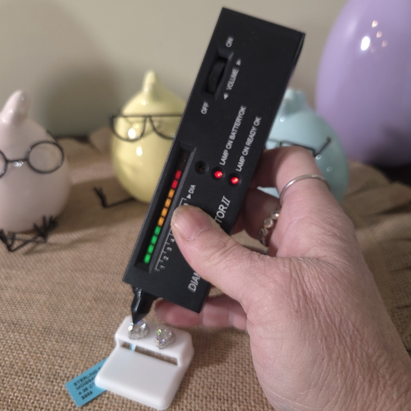 NWT 925 Sterling Silver 4.36 CTW Moissanite Heart Stud Earrings - Picture 6 of 6